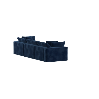 Ari three seater modular corner Sofa With Full Fabric Customisation