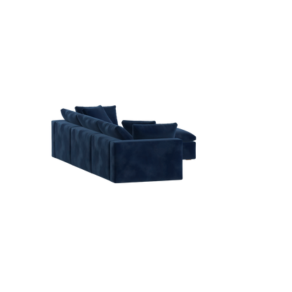 Ari three seater modular corner Sofa With Full Fabric Customisation