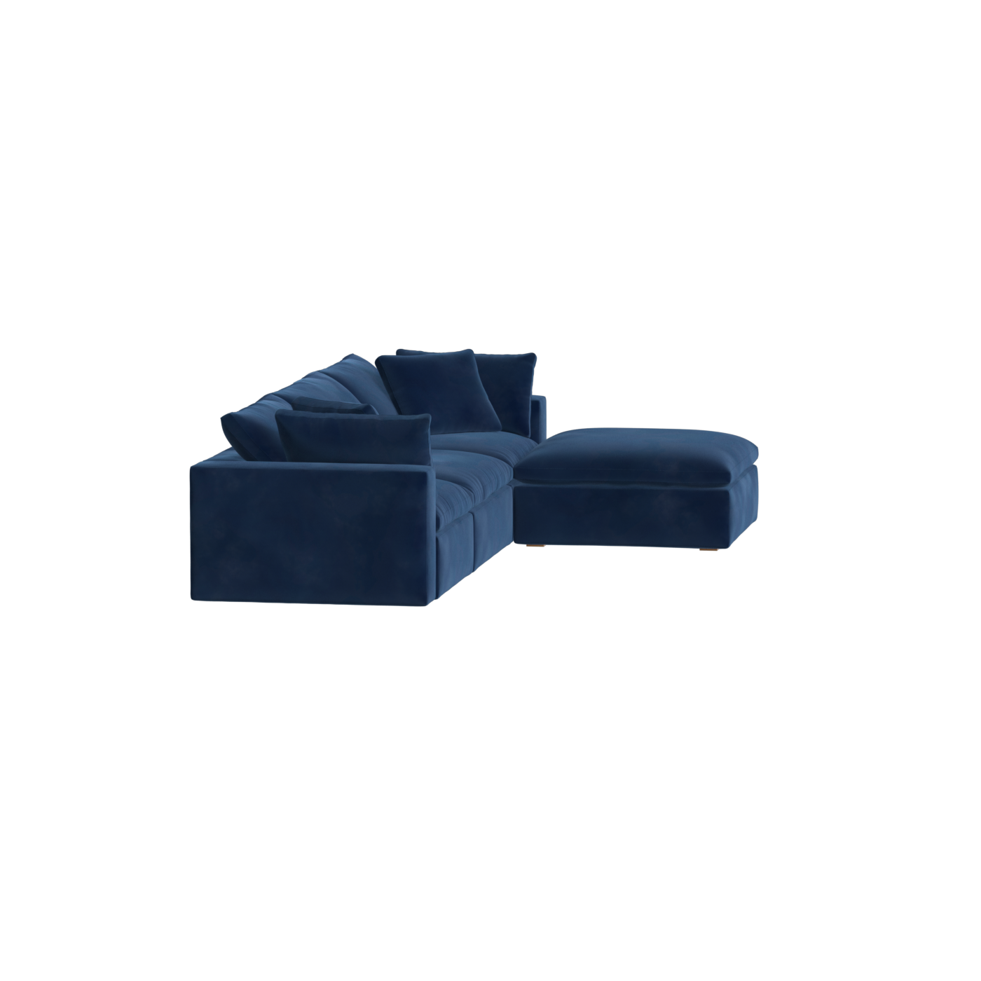 Ari three seater modular corner Sofa With Full Fabric Customisation