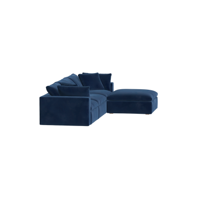 Ari three seater modular corner Sofa With Full Fabric Customisation