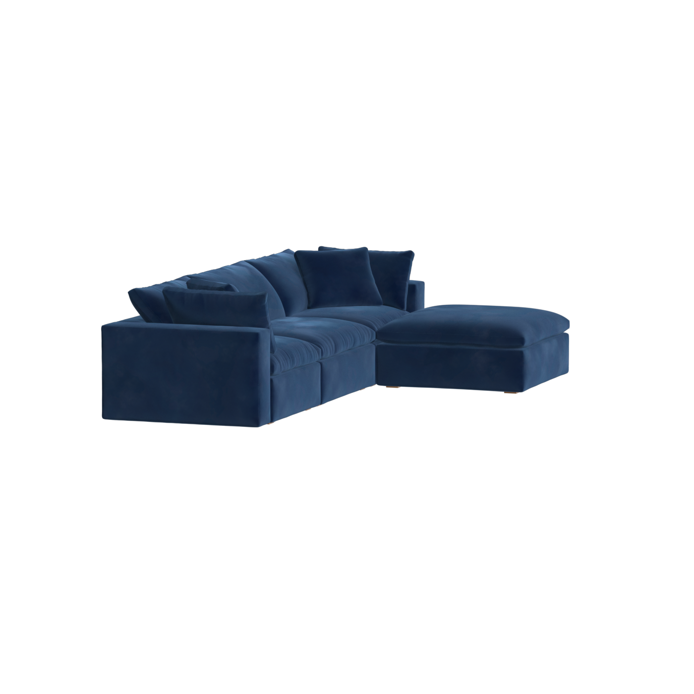 Ari three seater modular corner Sofa With Full Fabric Customisation