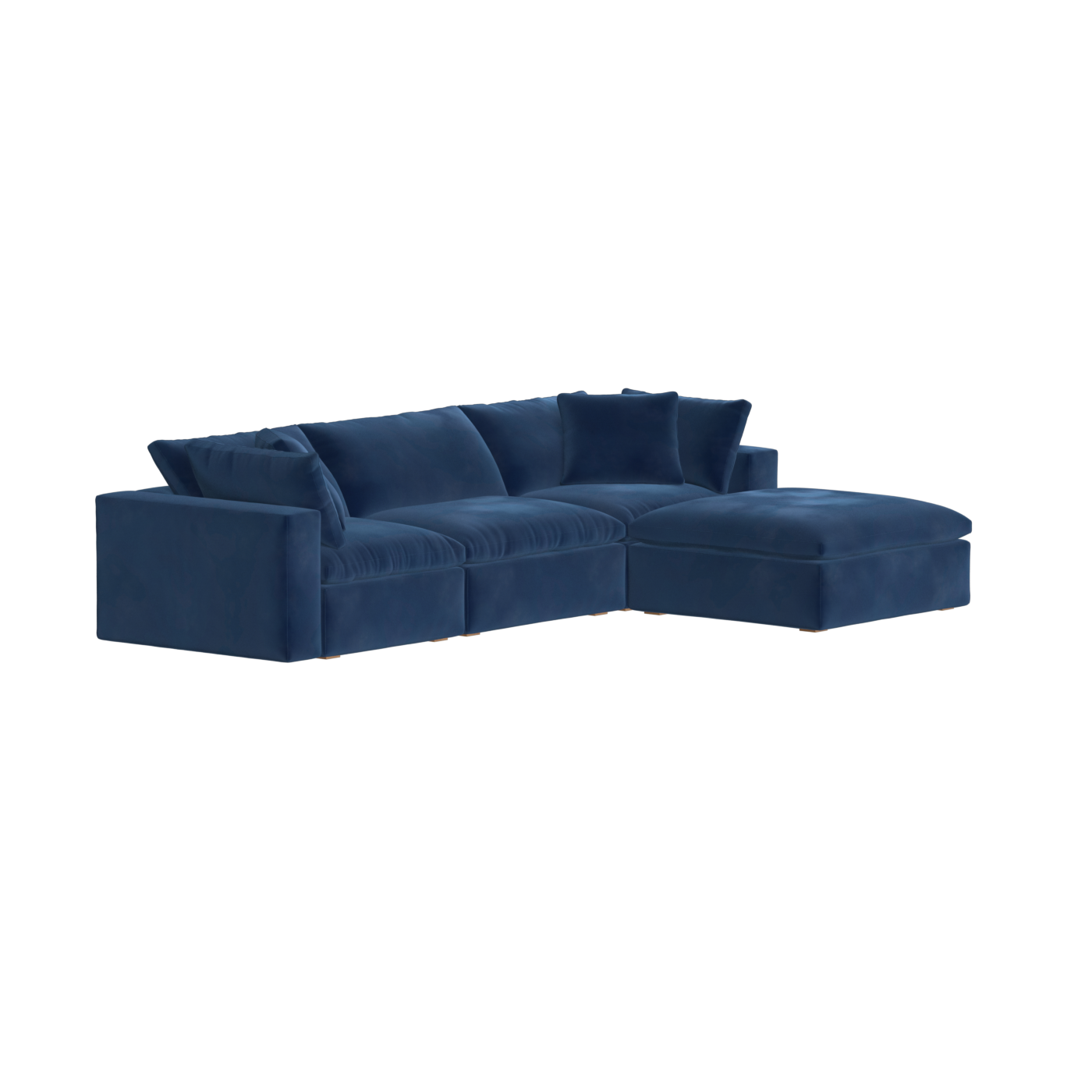Ari three seater modular corner Sofa With Full Fabric Customisation