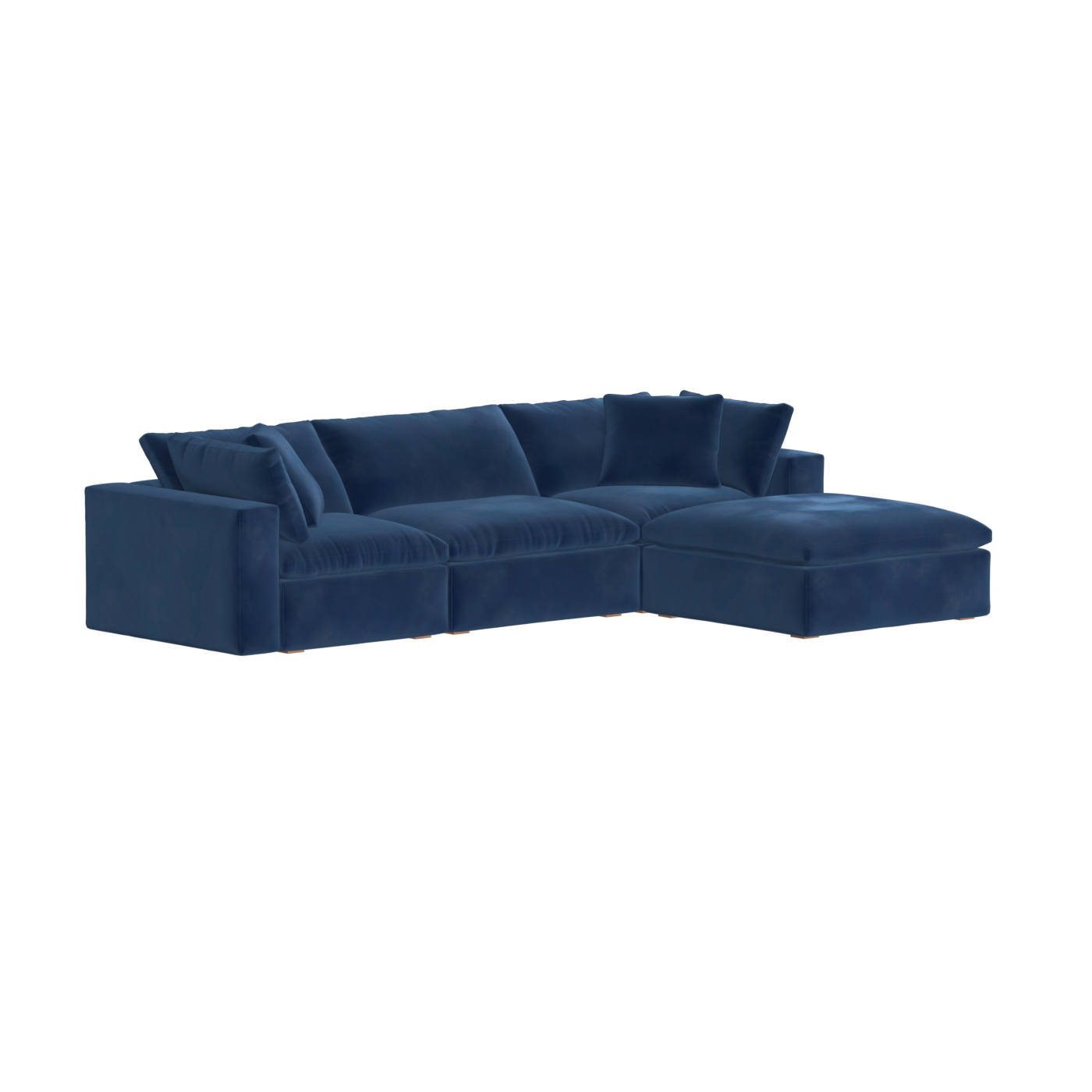Ari three seater modular corner Sofa With Full Fabric Customisation