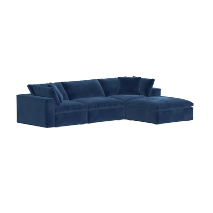 Ari three seater modular corner Sofa With Full Fabric Customisation