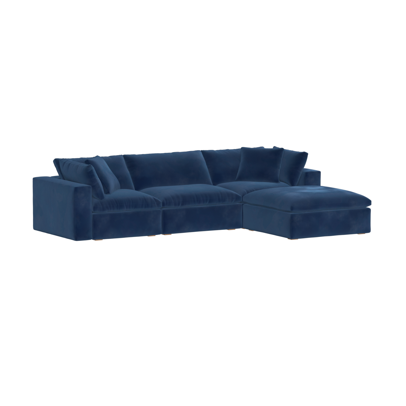 Ari three seater modular corner Sofa With Full Fabric Customisation