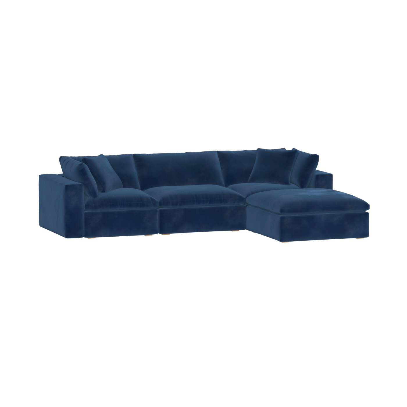 Ari three seater modular corner Sofa With Full Fabric Customisation