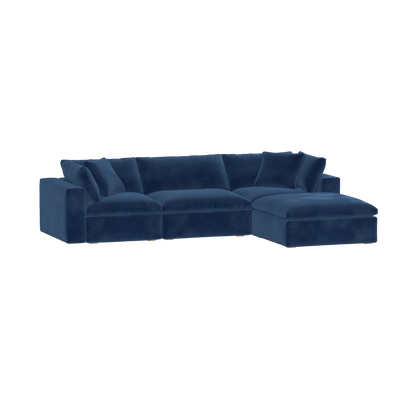 Ari three seater modular corner Sofa With Full Fabric Customisation