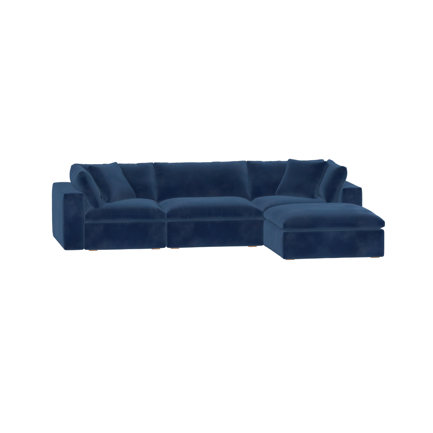 Ari three seater modular corner Sofa With Full Fabric Customisation