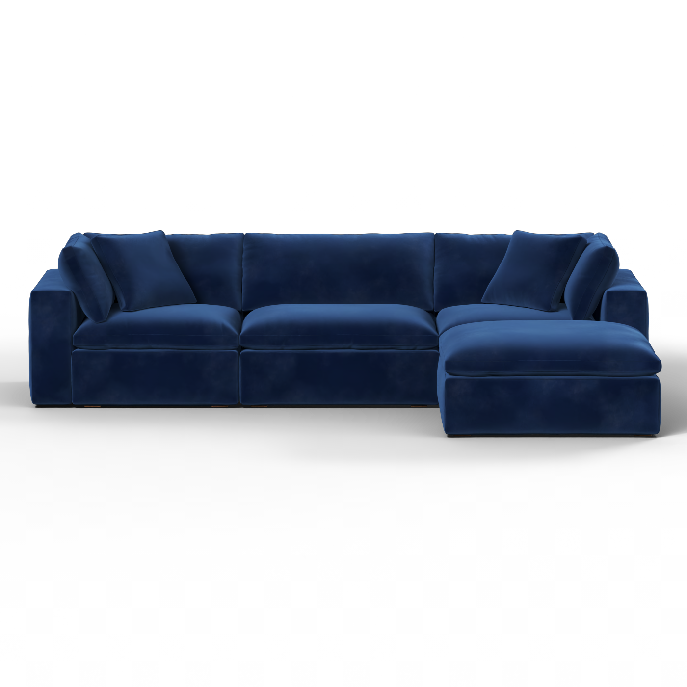 Ari three seater modular corner Sofa With Full Fabric Customisation