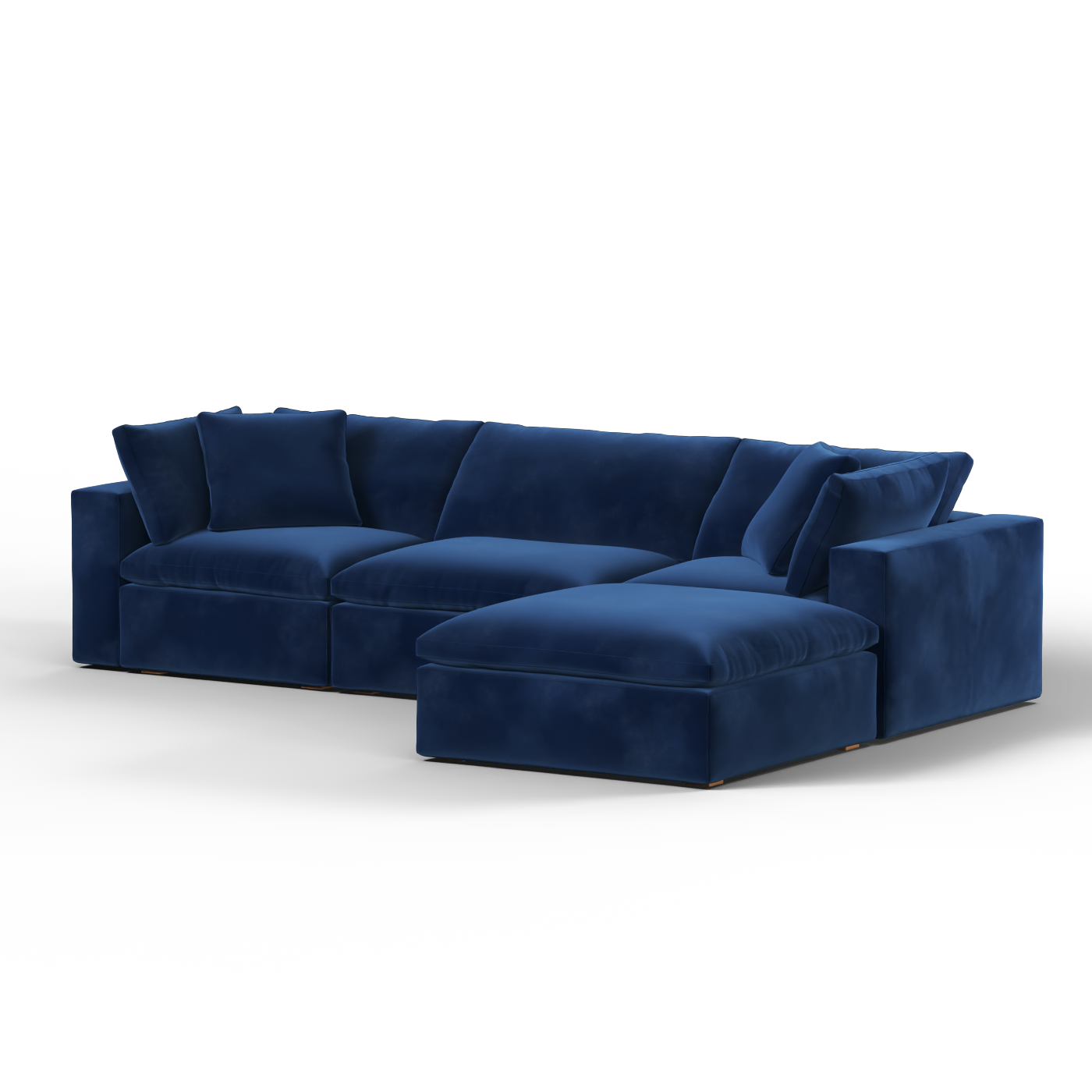 Ari three seater modular corner Sofa With Full Fabric Customisation
