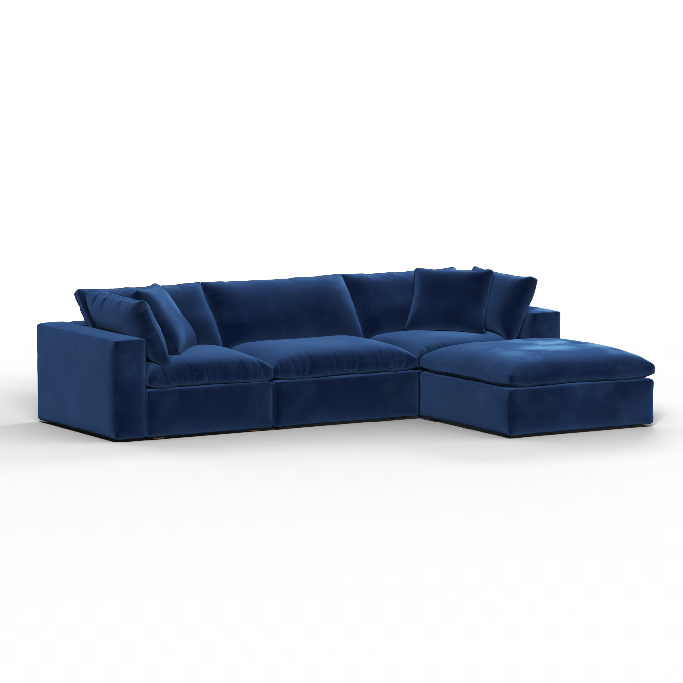 Ari three seater modular corner Sofa With Full Fabric Customisation