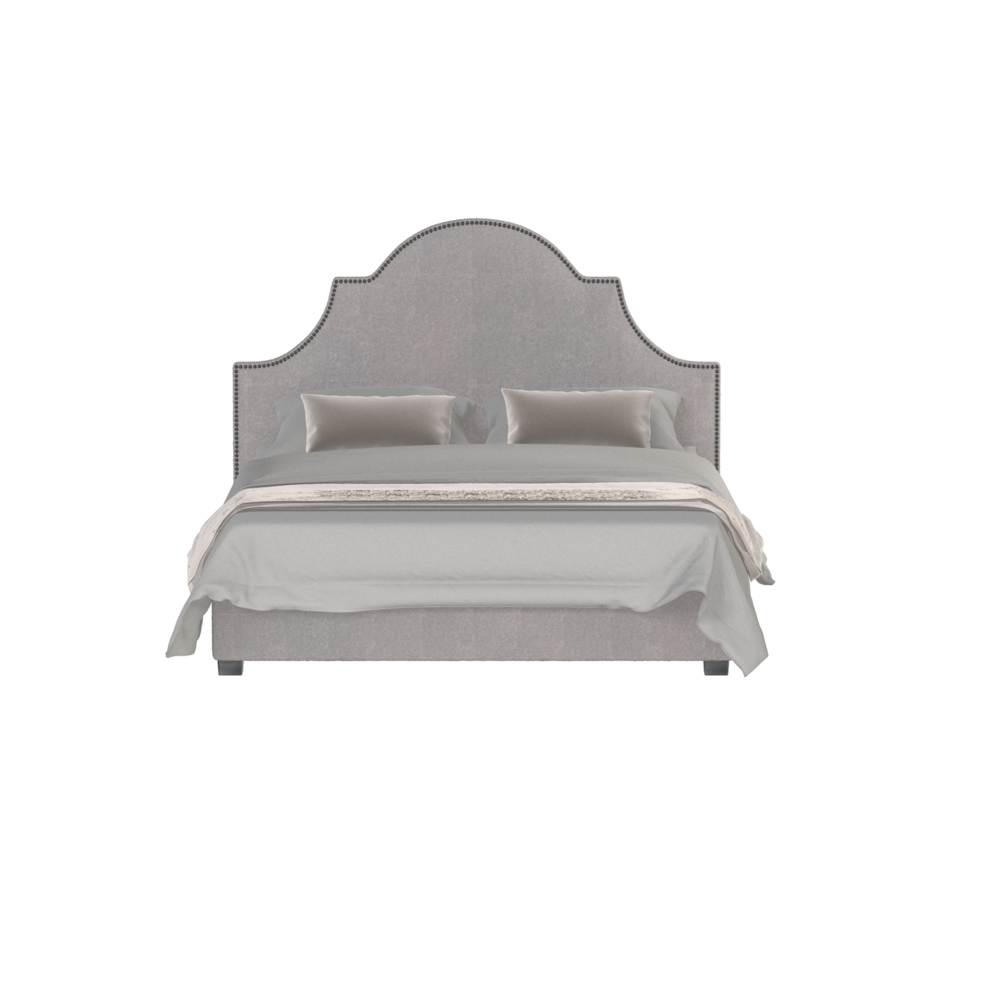 Ariana Double Bed with Elegant Headboard