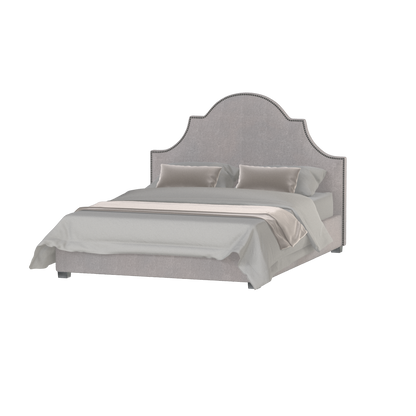 Ariana Double Bed with Elegant Headboard