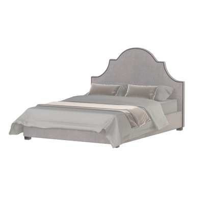 Ariana Double Bed with Elegant Headboard