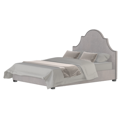 Ariana Double Bed with Elegant Headboard