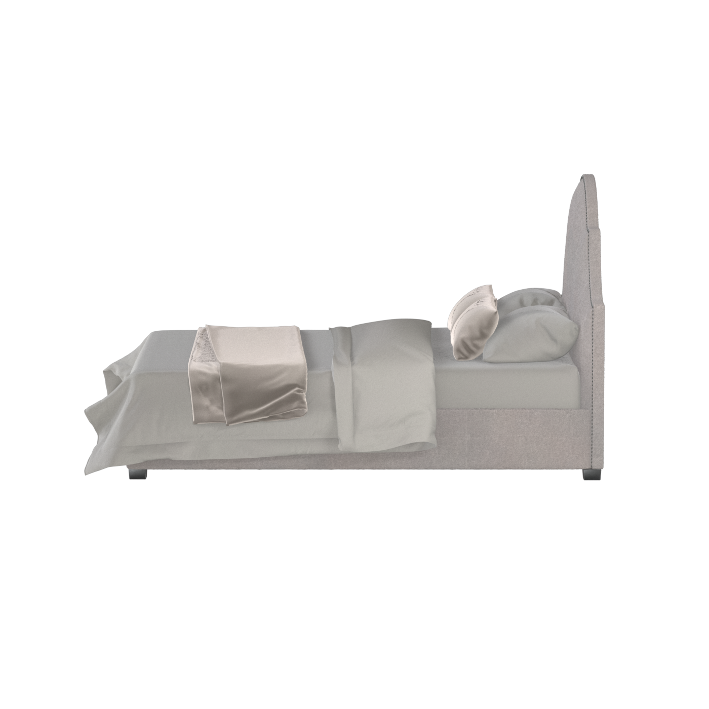 Ariana Double Bed with Elegant Headboard