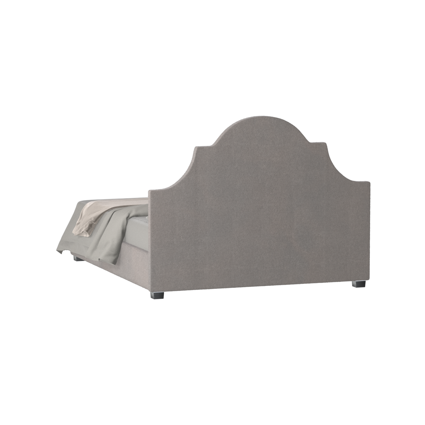 Ariana Double Bed with Elegant Headboard