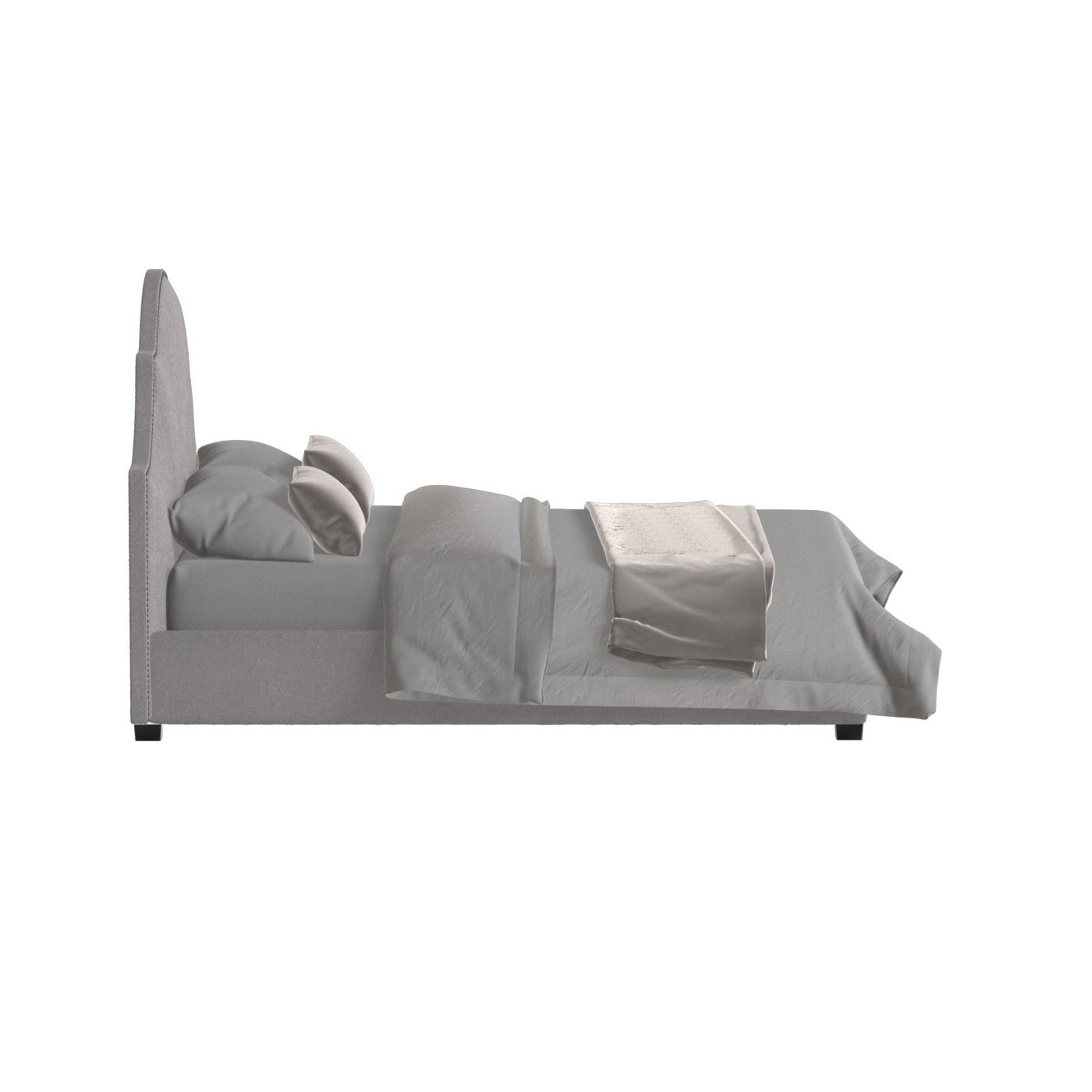 Ariana Double Bed with Elegant Headboard
