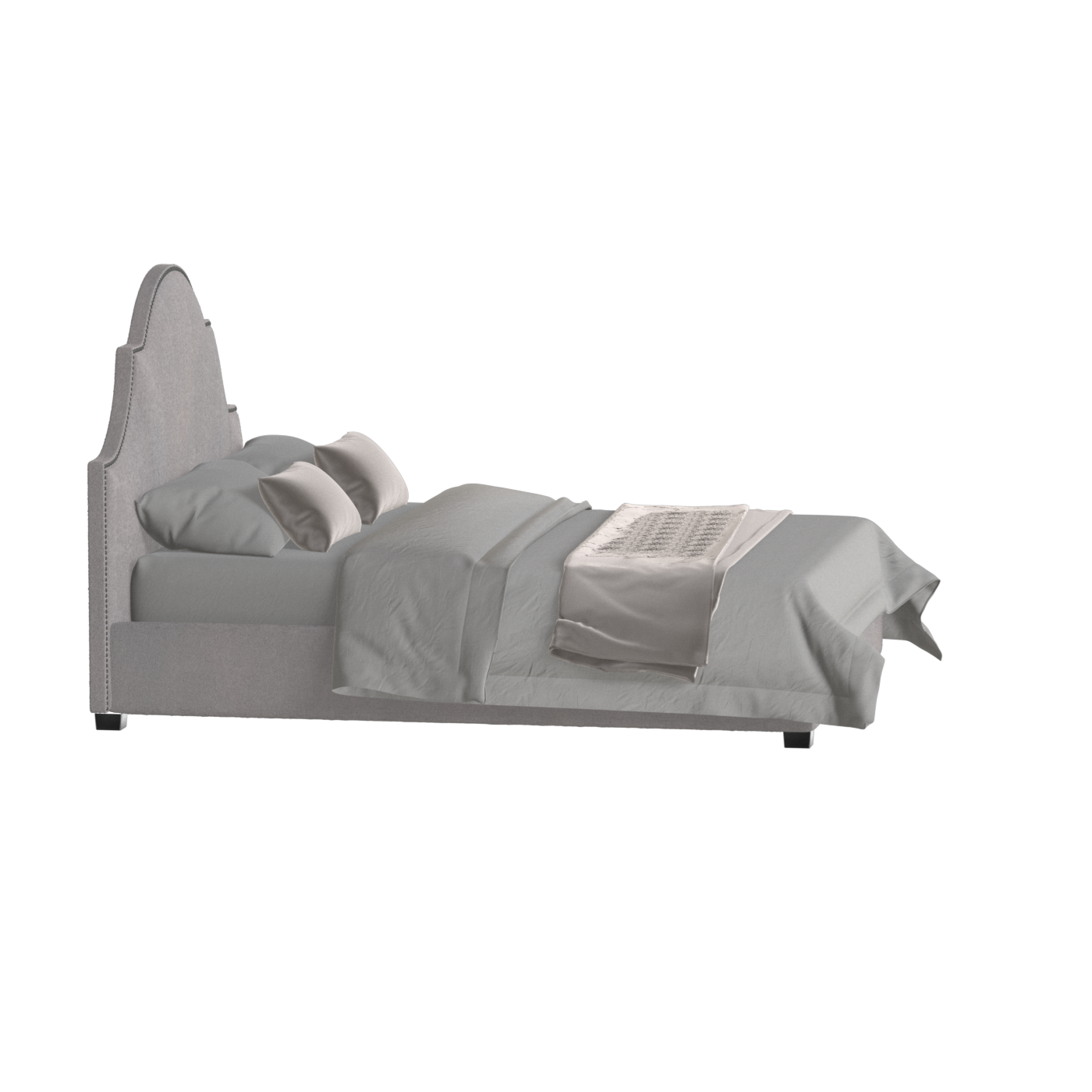 Ariana Double Bed with Elegant Headboard