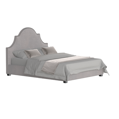 Ariana Double Bed with Elegant Headboard
