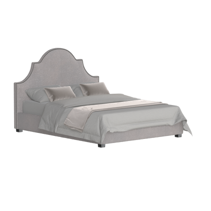 Ariana Double Bed with Elegant Headboard