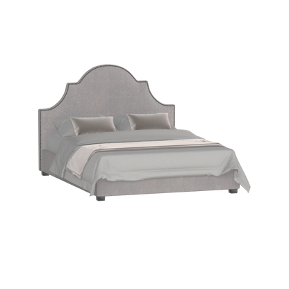 Ariana Double Bed with Elegant Headboard