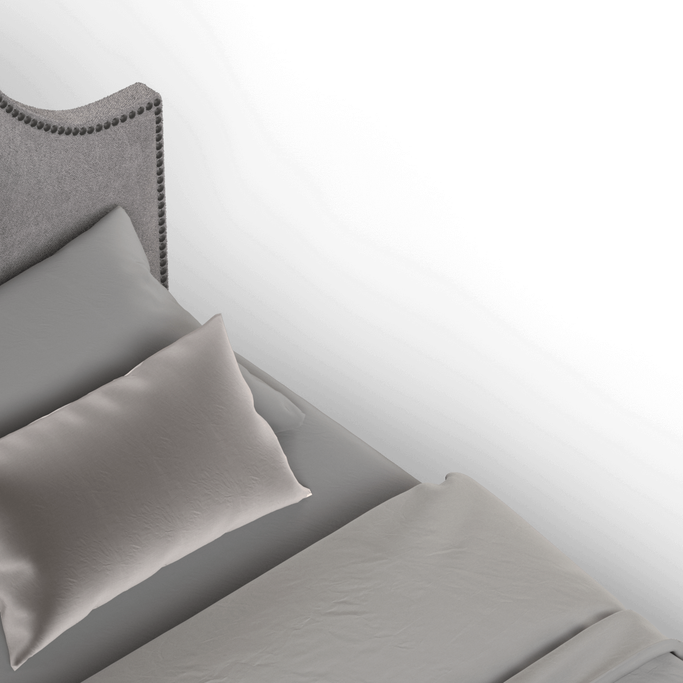 Ariana Double Bed with Elegant Headboard
