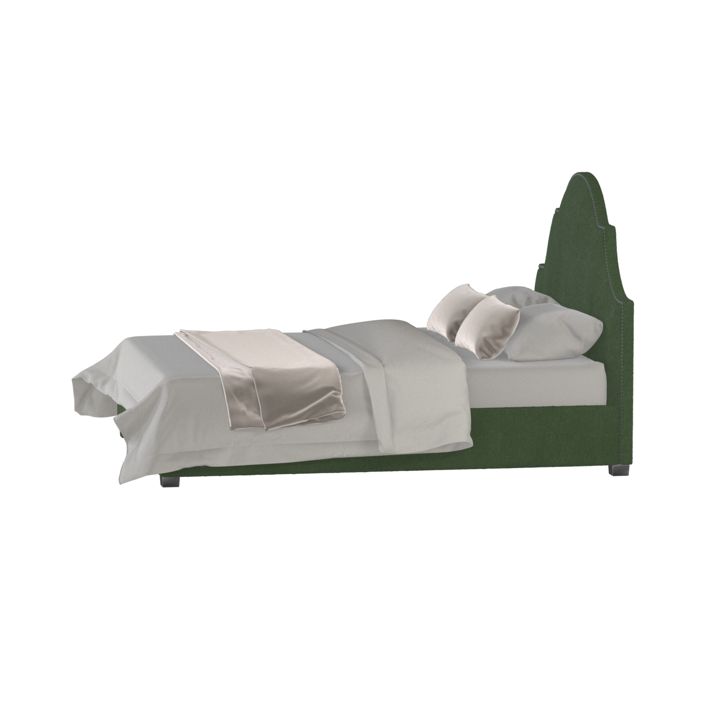 Ariana Double Bed with Elegant Headboard