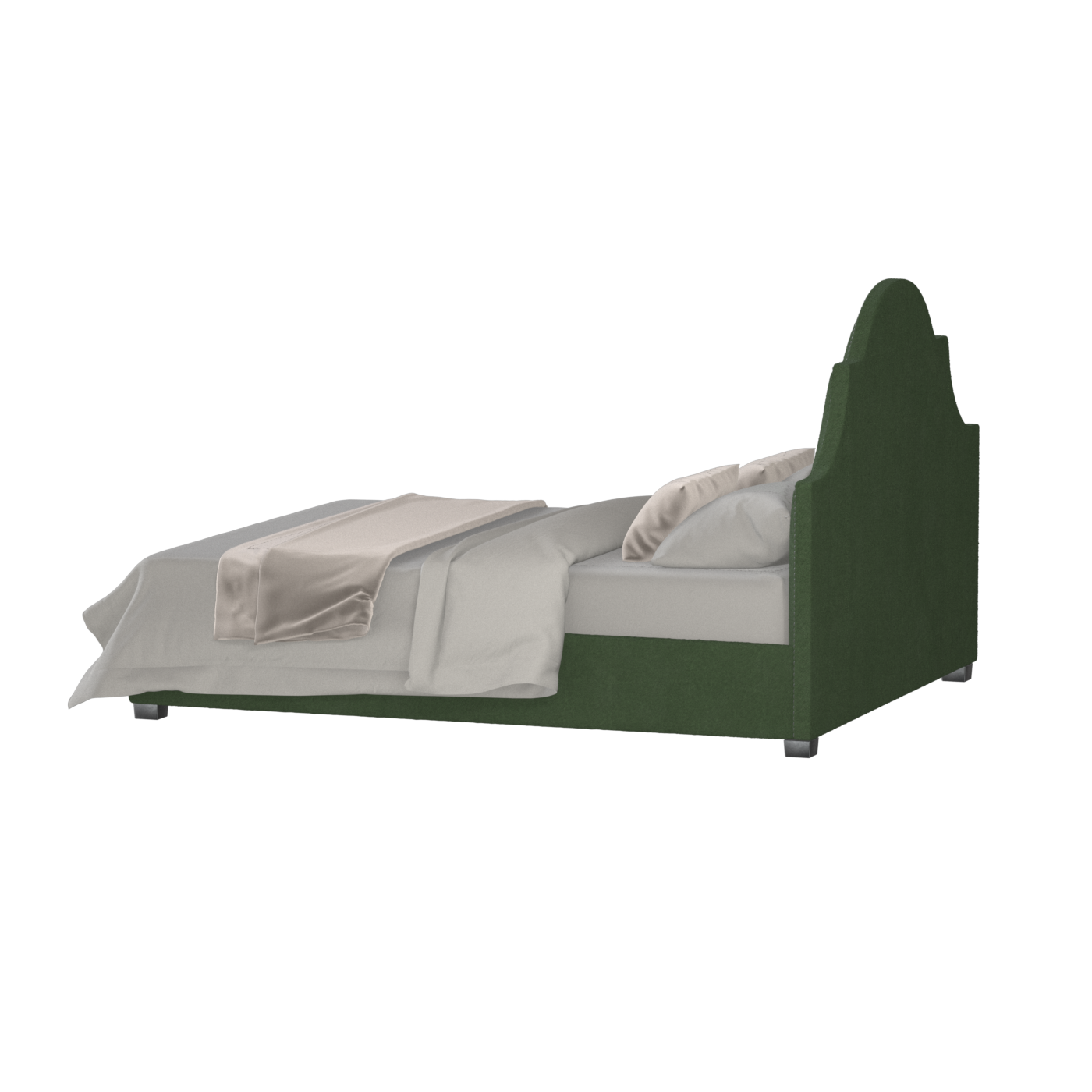 Ariana Double Bed with Elegant Headboard