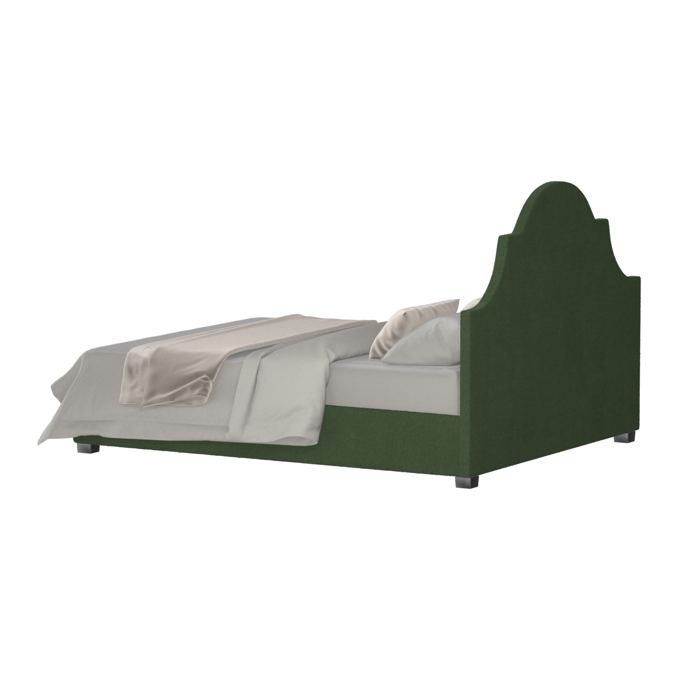 Ariana Double Bed with Elegant Headboard