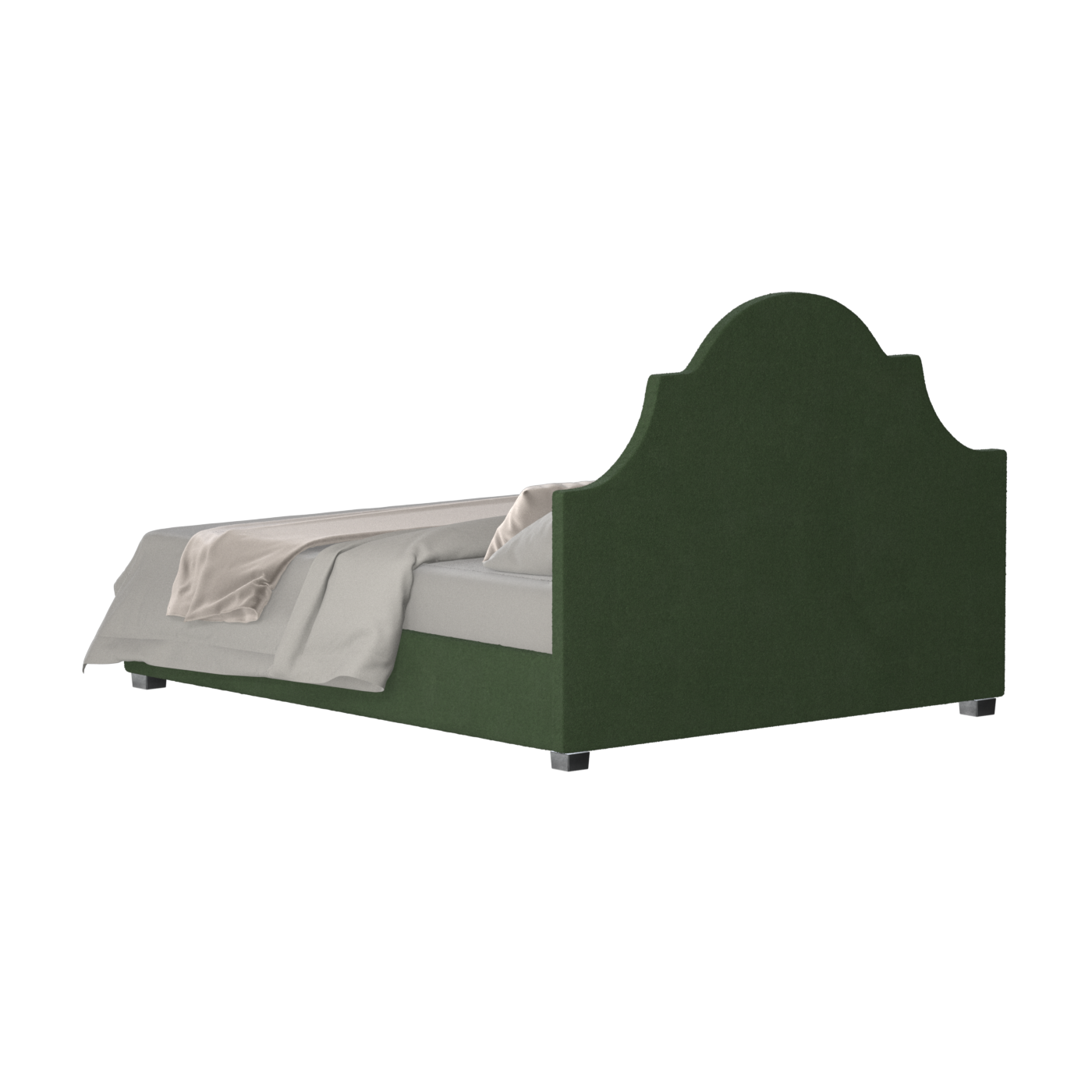 Ariana Double Bed with Elegant Headboard