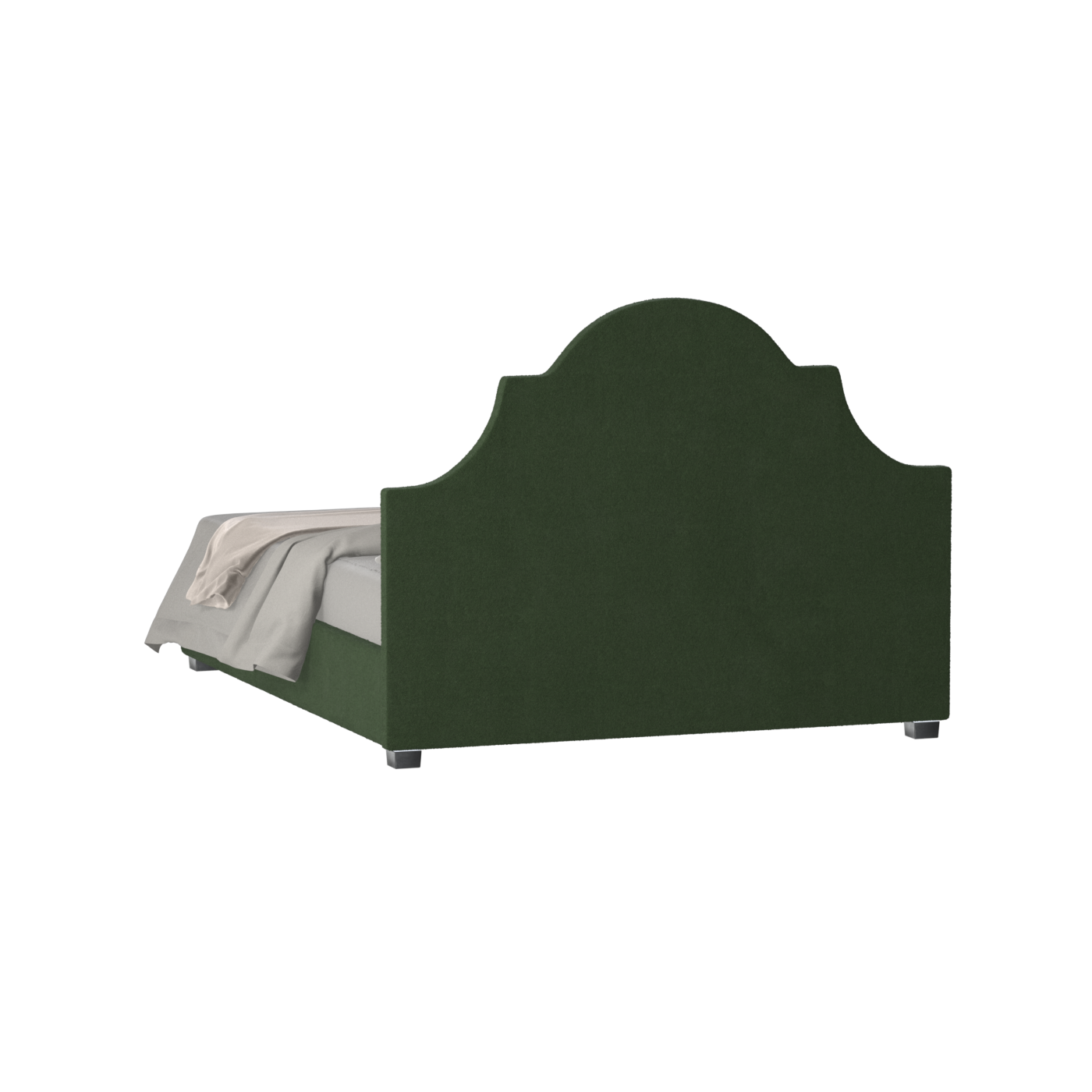 Ariana Double Bed with Elegant Headboard