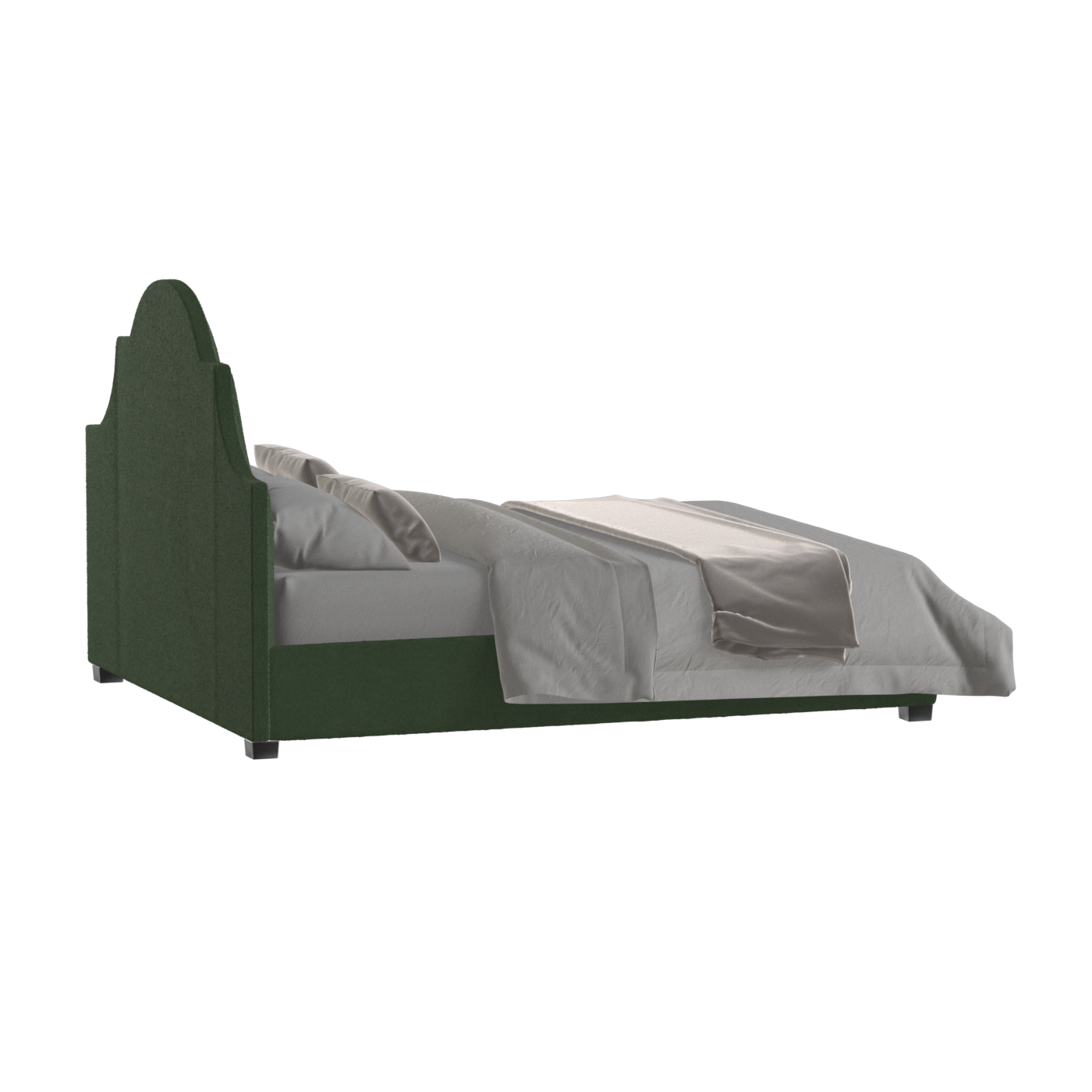 Ariana Double Bed with Elegant Headboard
