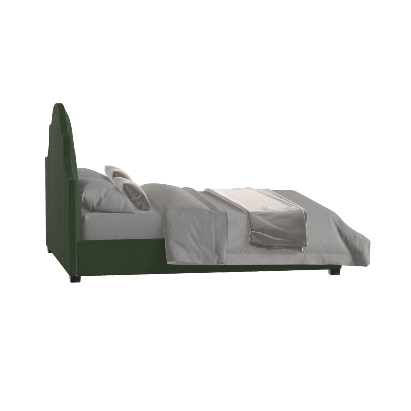 Ariana Double Bed with Elegant Headboard
