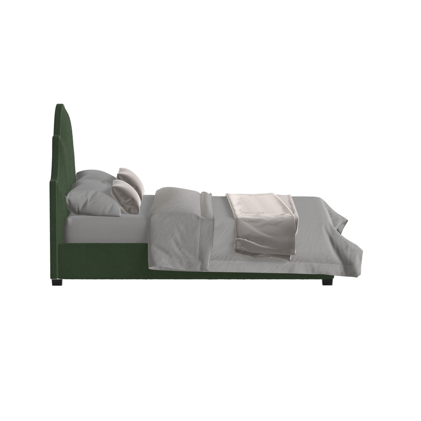Ariana Double Bed with Elegant Headboard