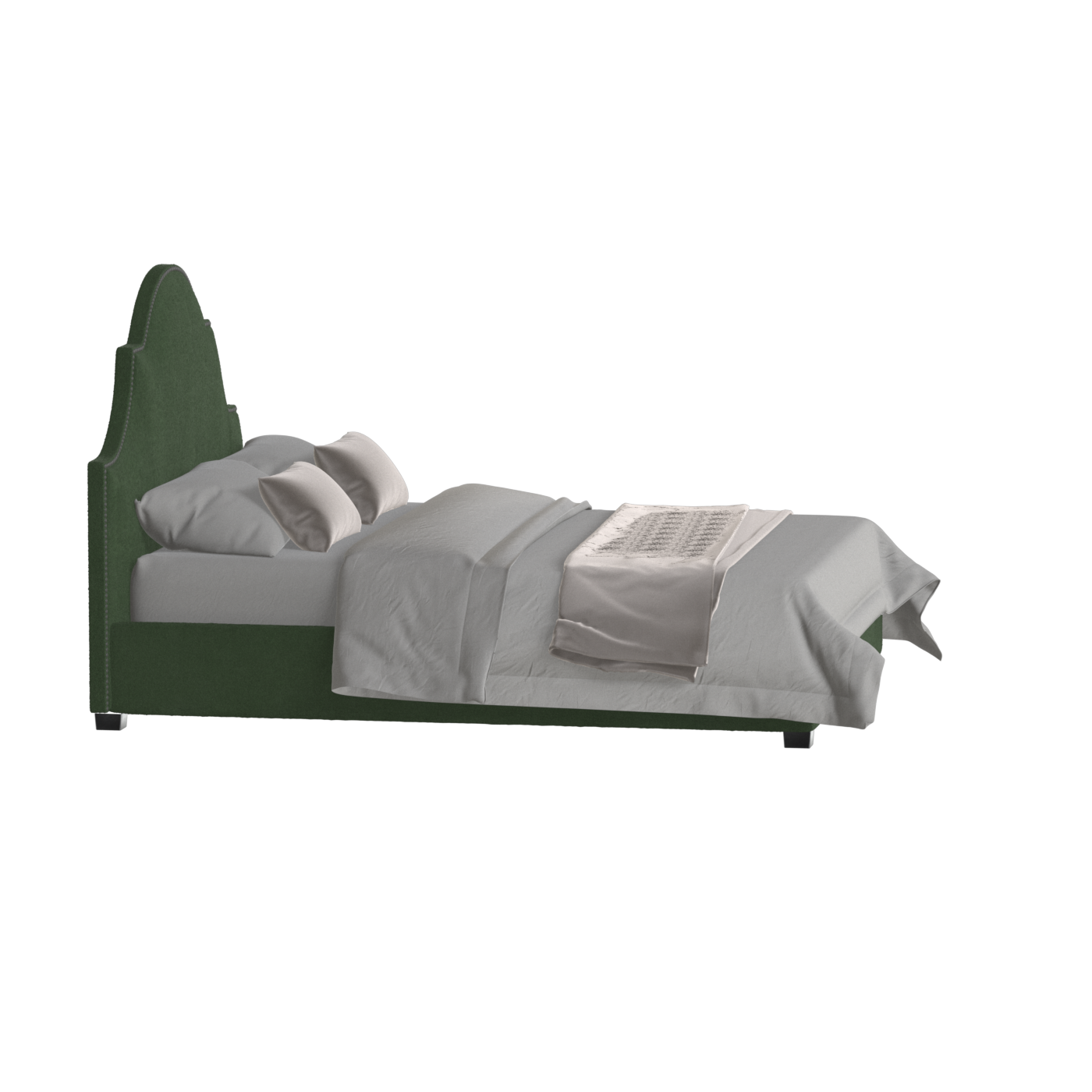 Ariana Double Bed with Elegant Headboard