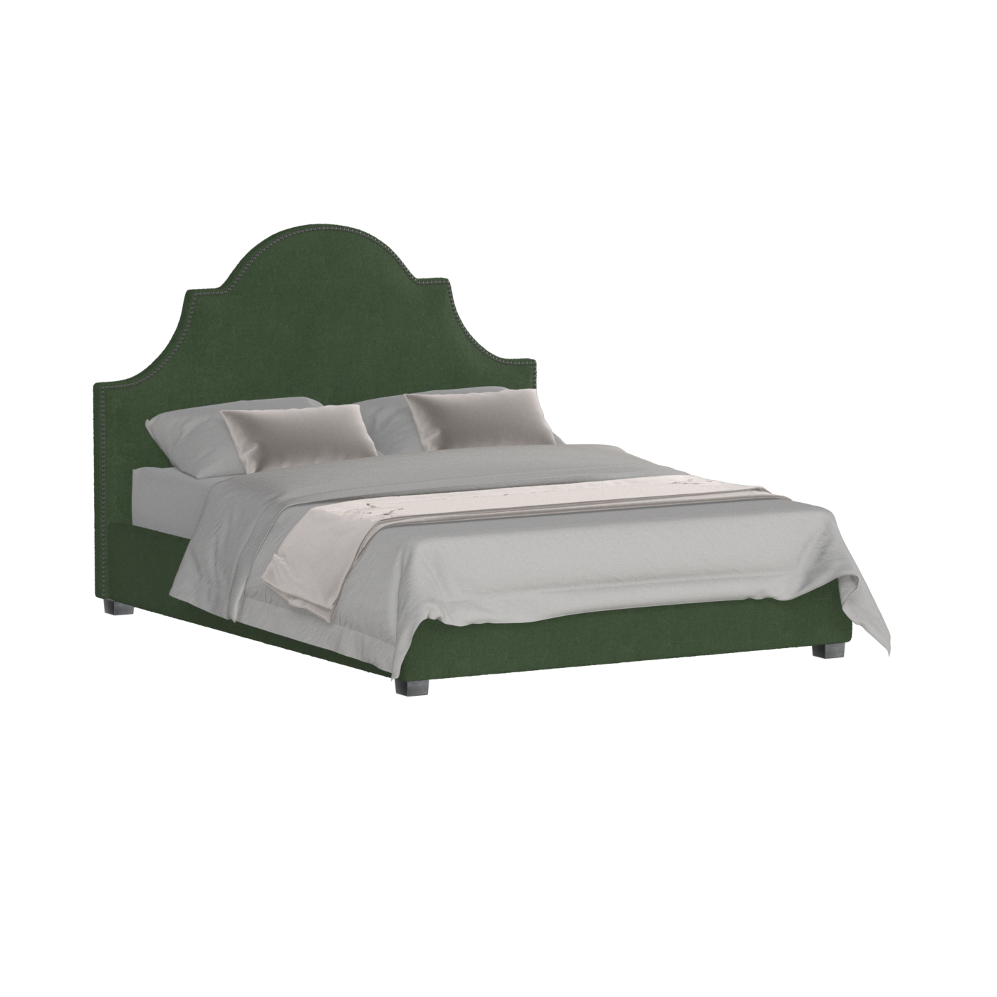 Ariana Double Bed with Elegant Headboard