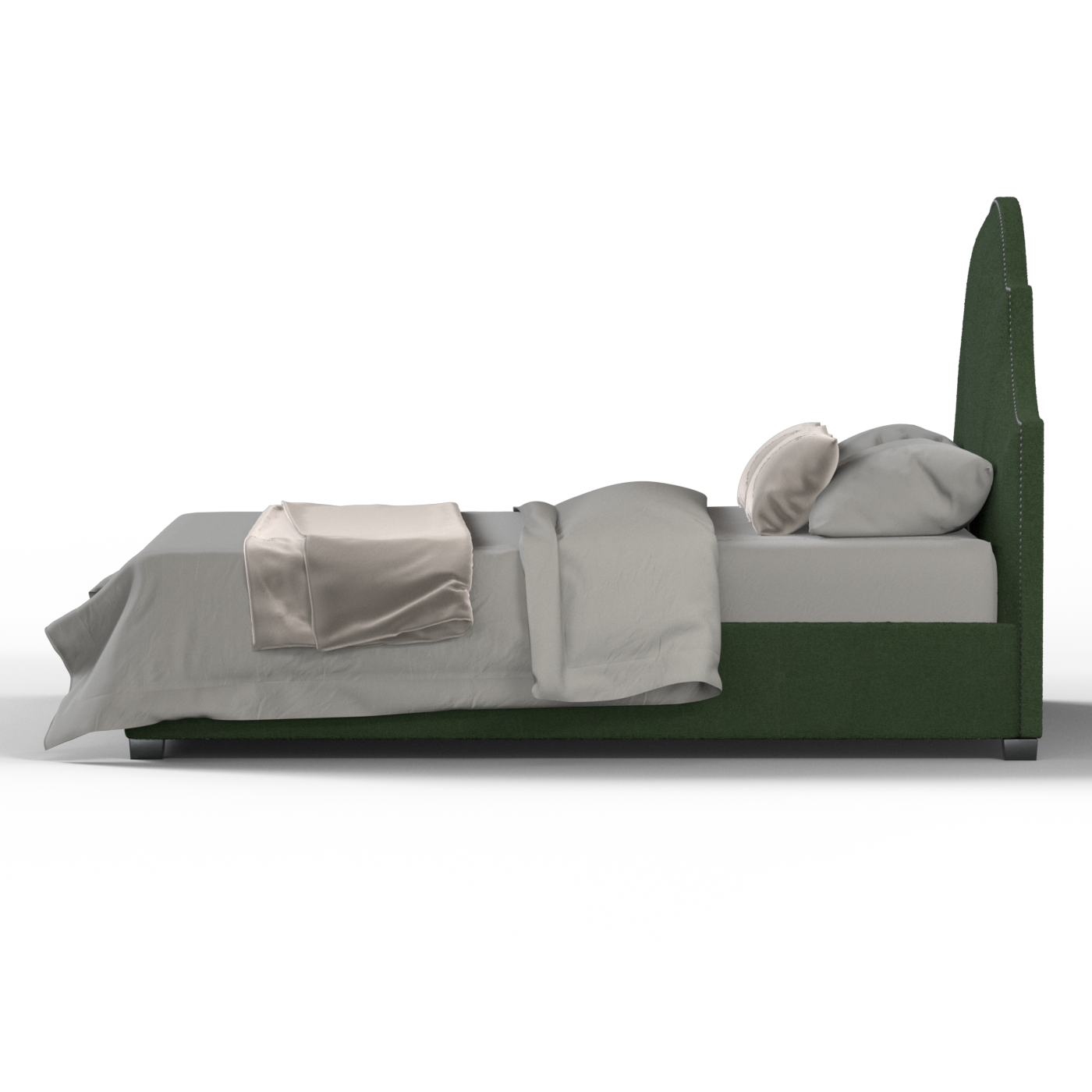 Ariana Double Bed with Elegant Headboard