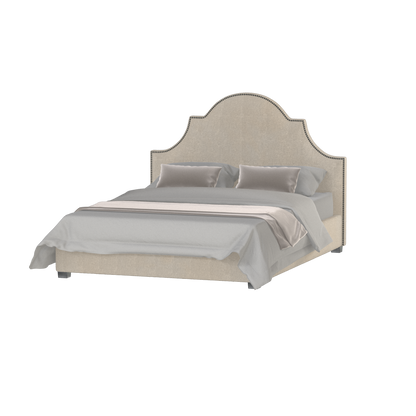 Ariana Double Bed with Elegant Headboard