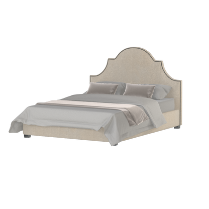 Ariana Double Bed with Elegant Headboard