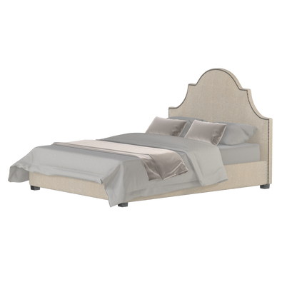 Ariana Double Bed with Elegant Headboard