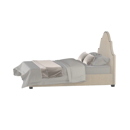 Ariana Double Bed with Elegant Headboard