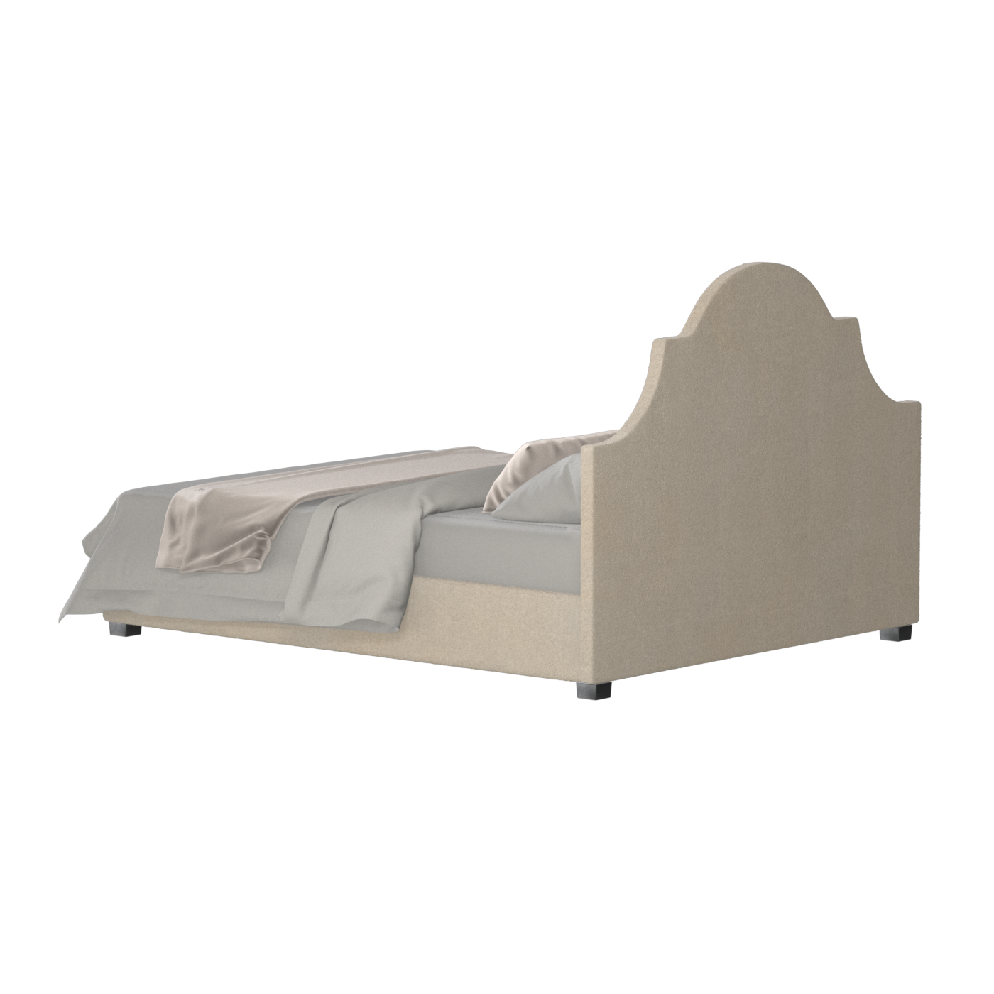 Ariana Double Bed with Elegant Headboard