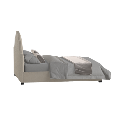 Ariana Double Bed with Elegant Headboard