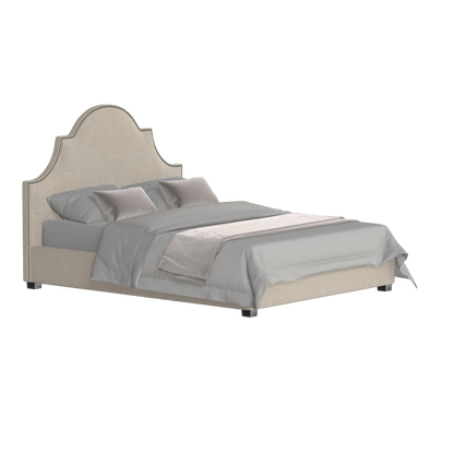 Ariana Double Bed with Elegant Headboard