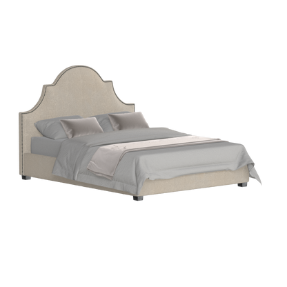 Ariana Double Bed with Elegant Headboard