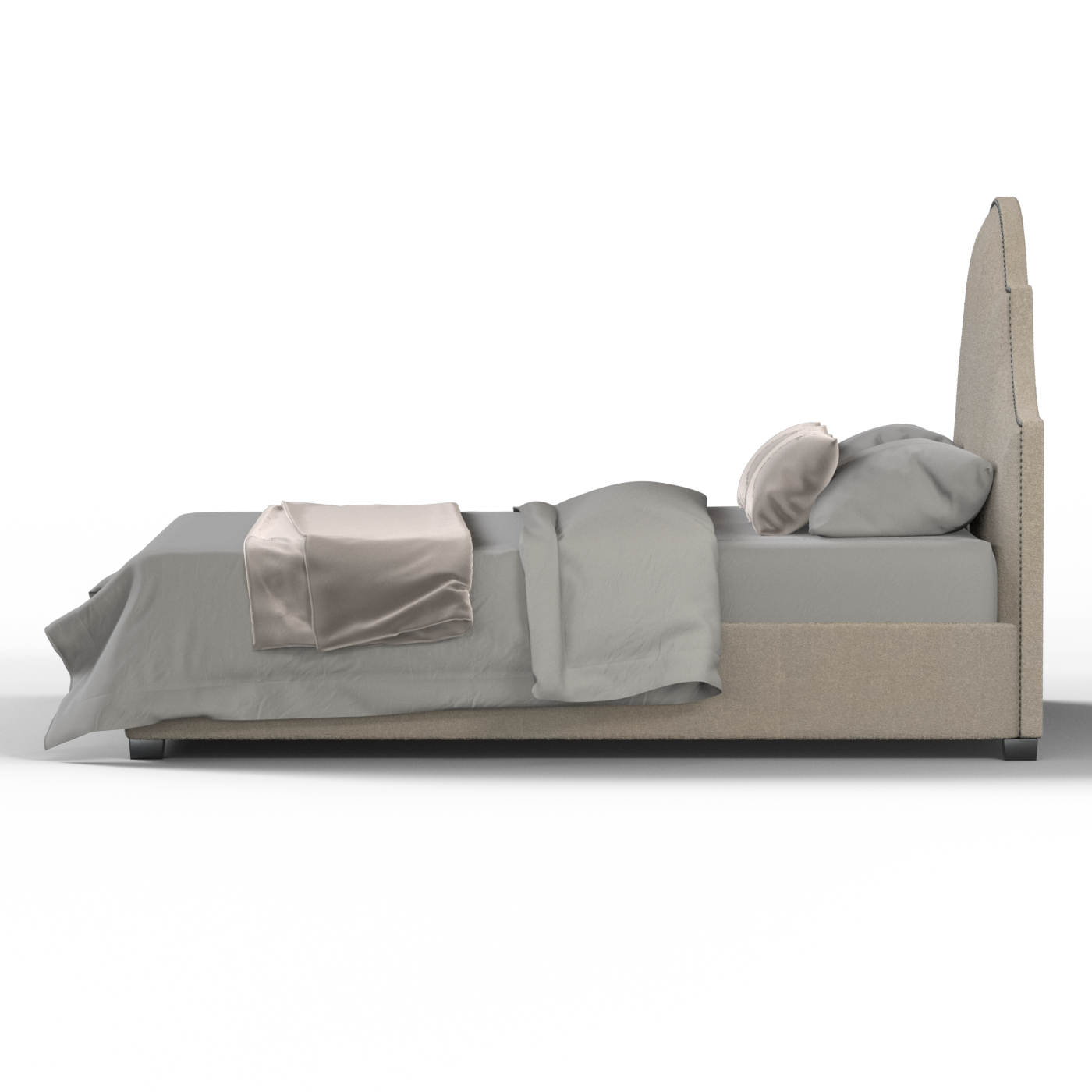 Ariana Double Bed with Elegant Headboard