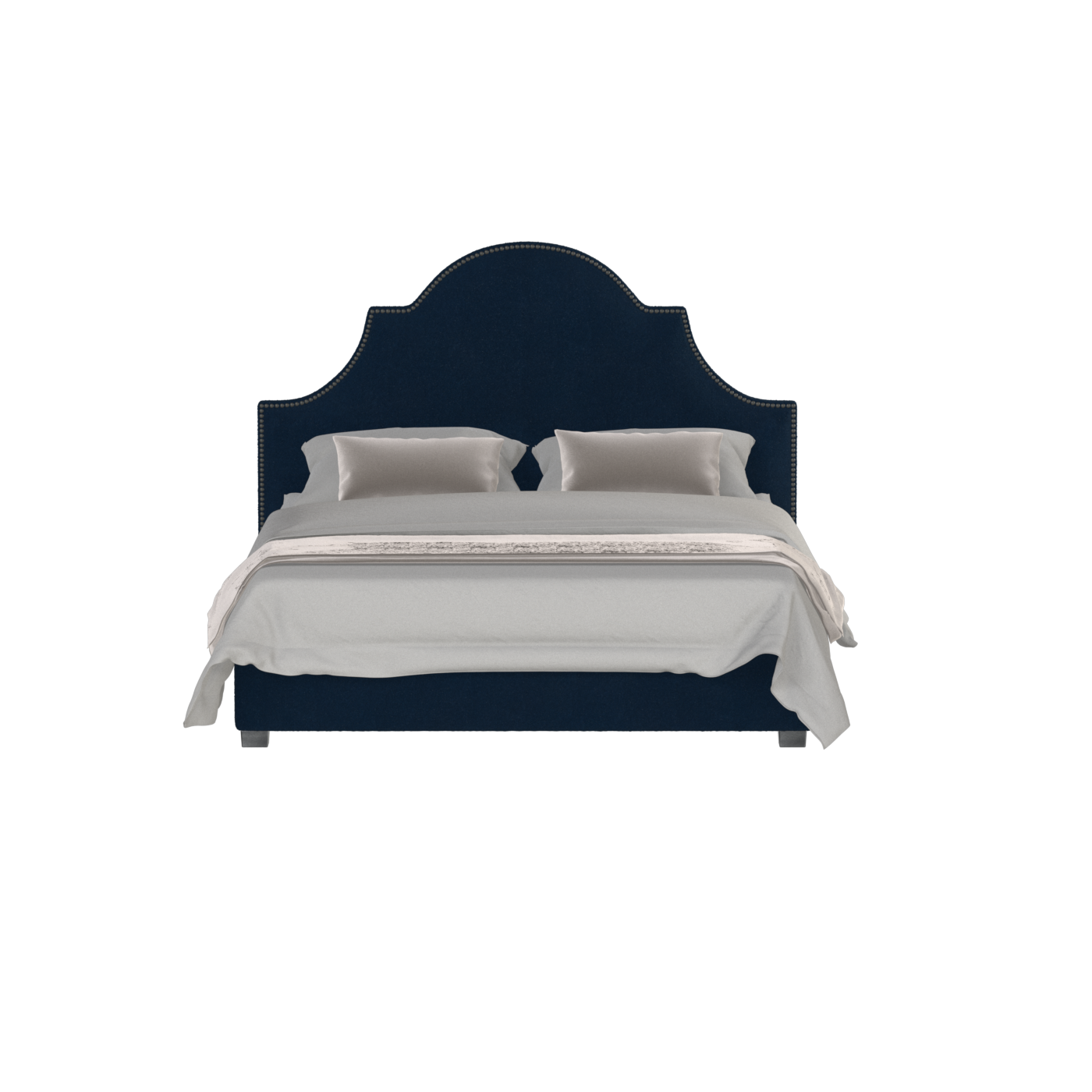Ariana Double Bed with Elegant Headboard