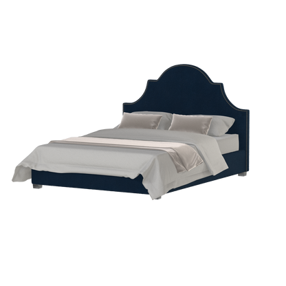 Ariana Double Bed with Elegant Headboard