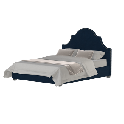 Ariana Double Bed with Elegant Headboard